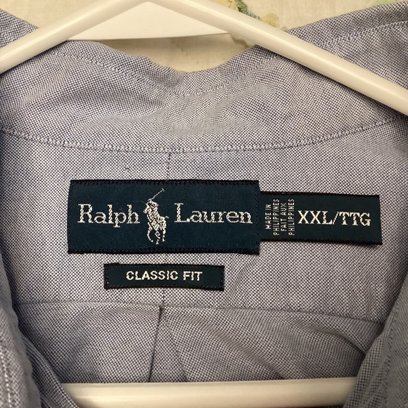 Ralph Lauren XXL short sleeve cotton dress shirt - Picture 3 of 5